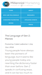 Mobile Screenshot of millennialmarketing.com